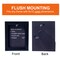 Adjustable DIY Easel Backs | 8" x 10" Solid Black Cardboard Back | Fits Most Photo Frames | 4-Pack I USA Designed and Made